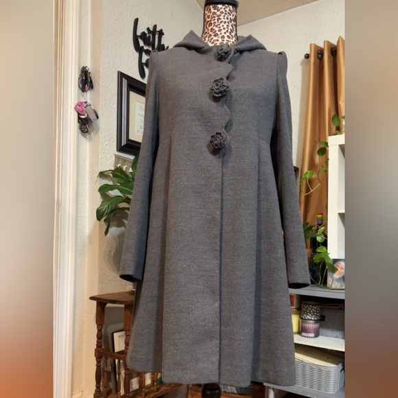 Charming Charcoal Gray Girl’s ROTHSCHILD Winter Coat. - Picture 2 of 7